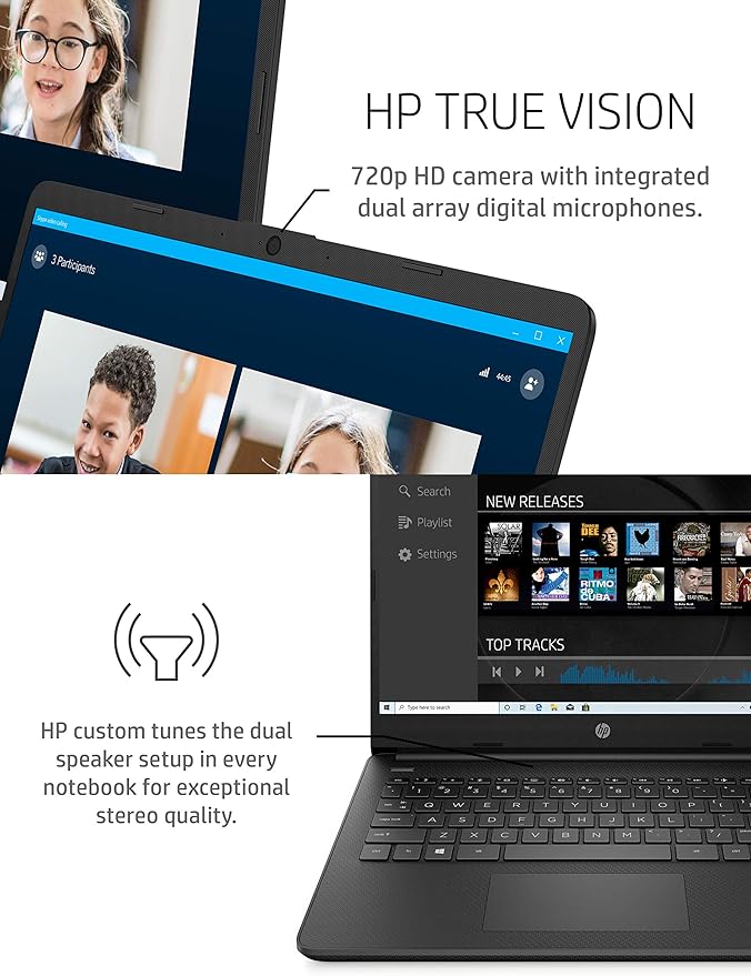 HP 14" laptop (AMD 3020e/8GB RAM/AMD Radeon Graphics/512GB) Grade A