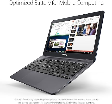ASUS VivoBook 11.6" laptop (Intel Celeron N4000/4GB RAM/64GB) Grade A
